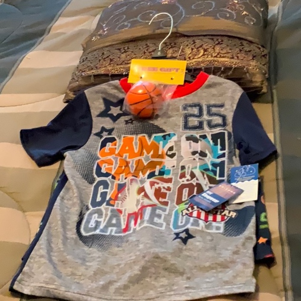 Brand new Boys’ sleep wear for age 6.  The proceeds will go to feed the needy.